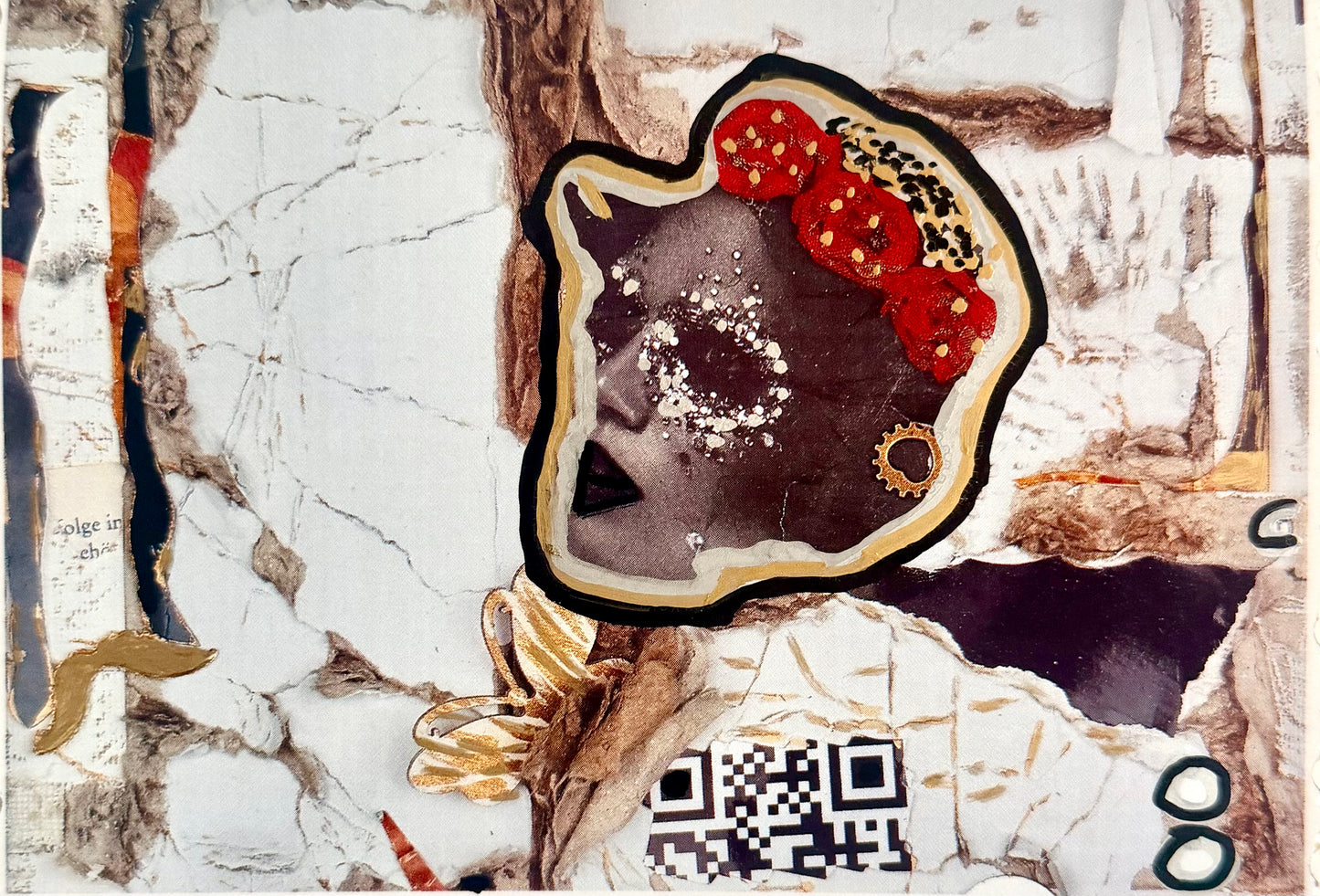Anke Teuscher — Correspondances #1 — original postcard artwork