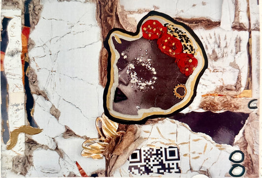 Anke Teuscher — Correspondances #1 — original postcard artwork