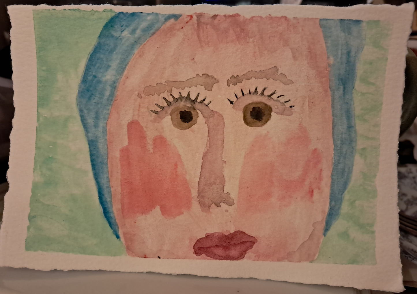 Ann Youmans — Correspondances #1 — original postcard artwork