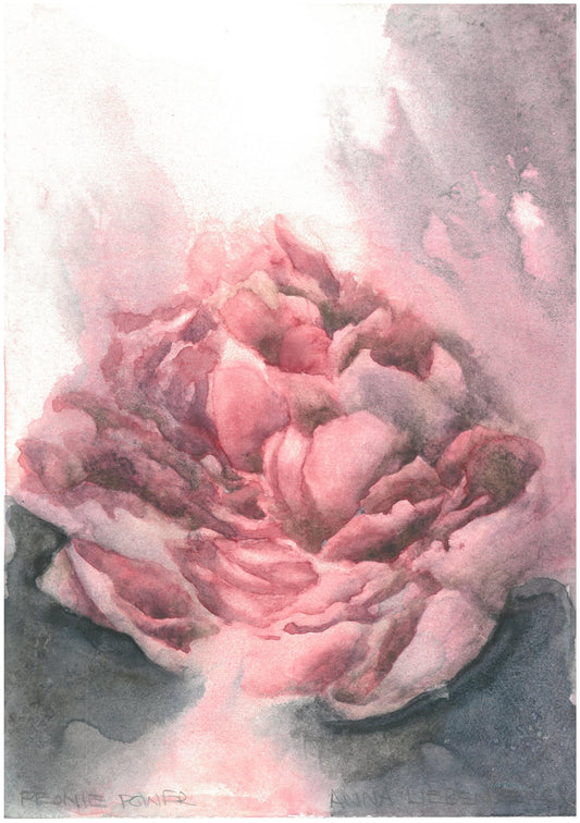 Anna Liebenberg — Correspondances #1 — original postcard artwork