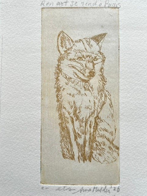 Anna Mulder — Correspondances #1 — original postcard artwork