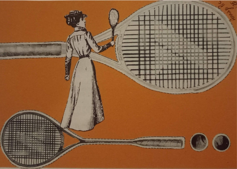 Annagrazia Piccolomo — Correspondances #2 — original postcard artwork