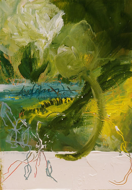 Annette Kögel — Correspondances #1 — original postcard artwork