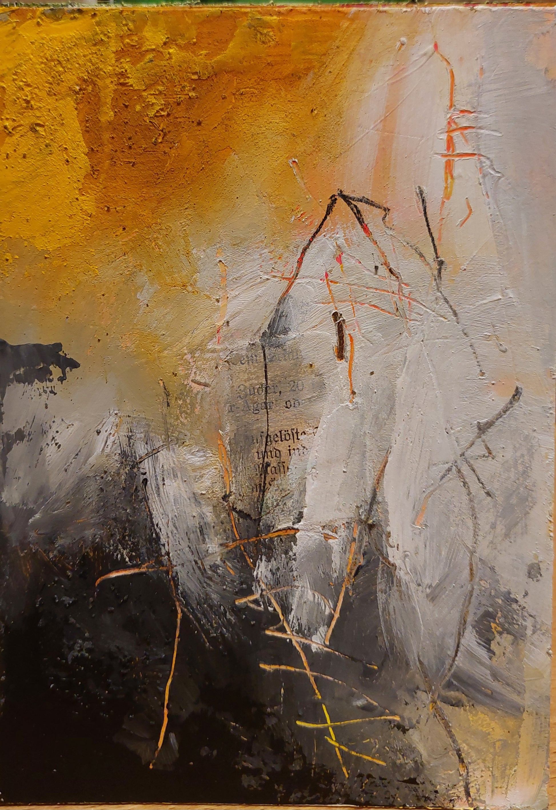Annette Kögel — Correspondances #3 — original postcard artwork