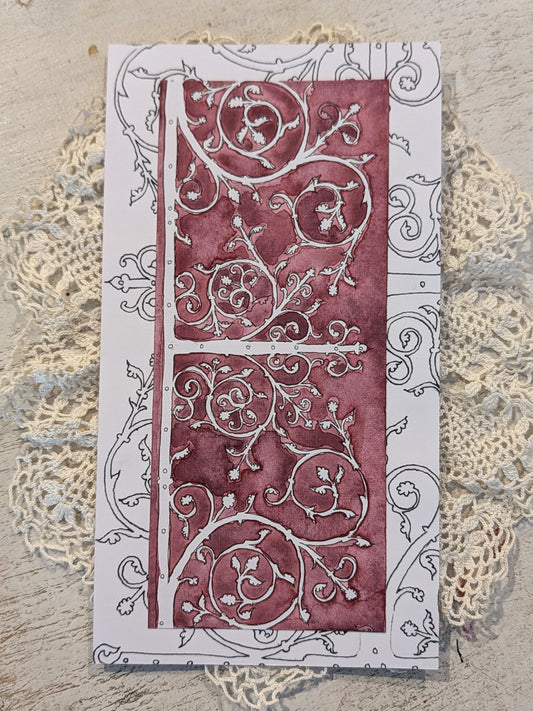 Antoinette Karsten — Correspondances #1 — original postcard artwork