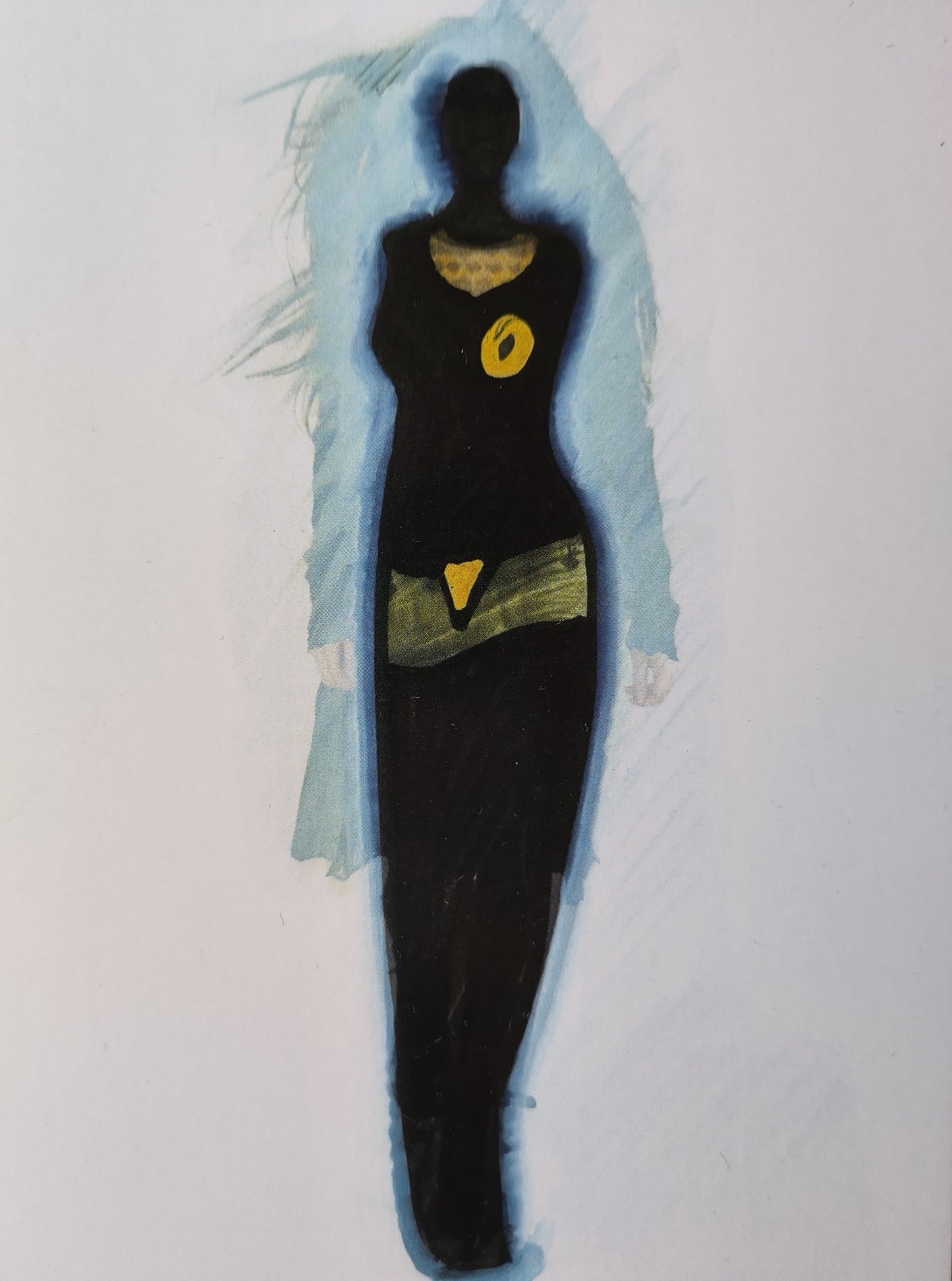 Barbara Shields — Correspondances #2 — original postcard artwork