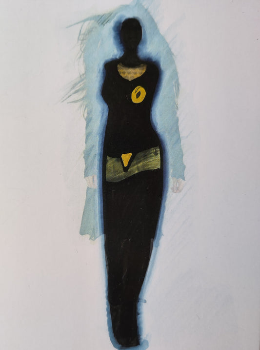 Barbara Shields — Correspondances #2 — original postcard artwork