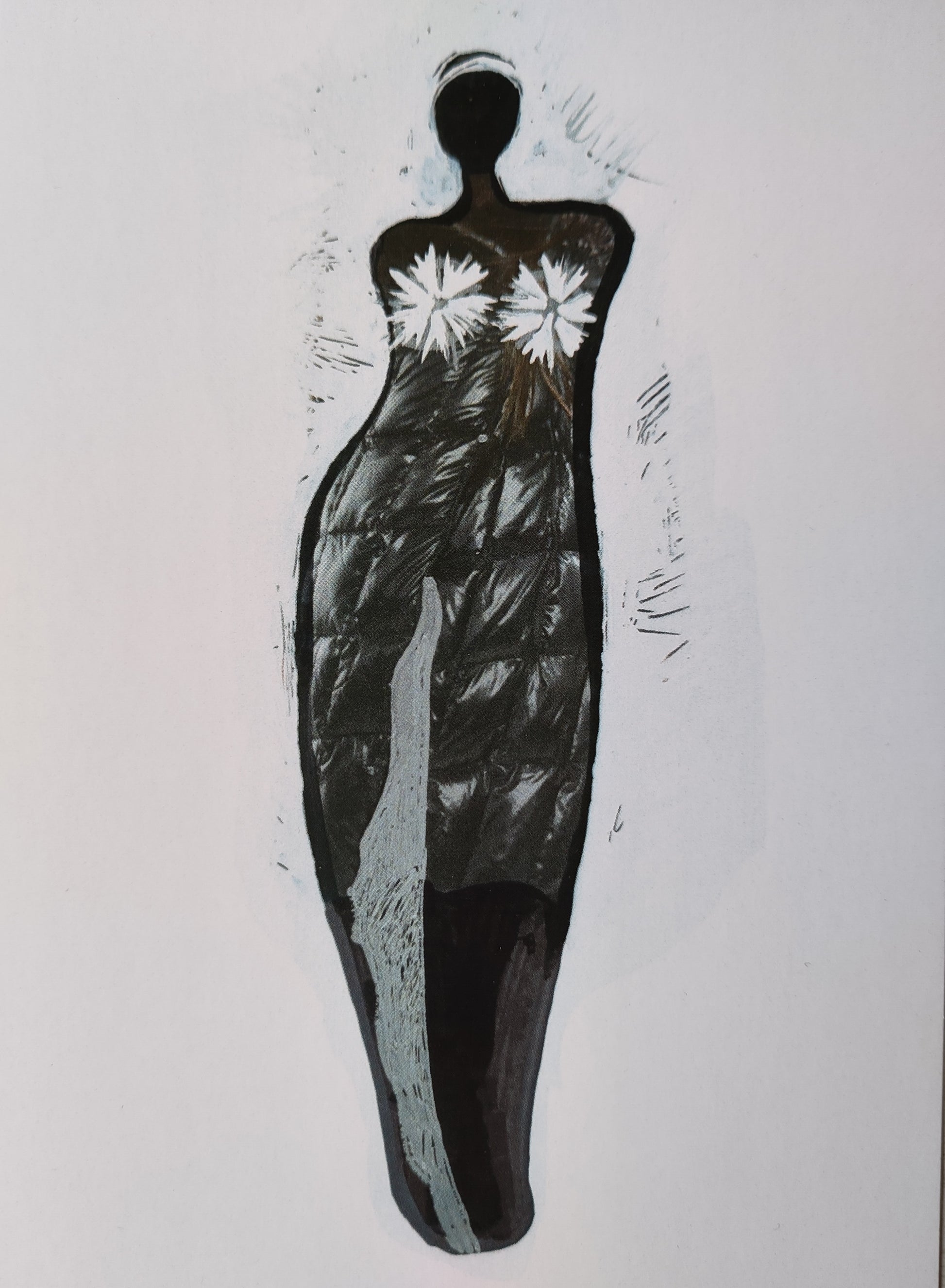 Barbara Shields — Correspondances #3 — original postcard artwork