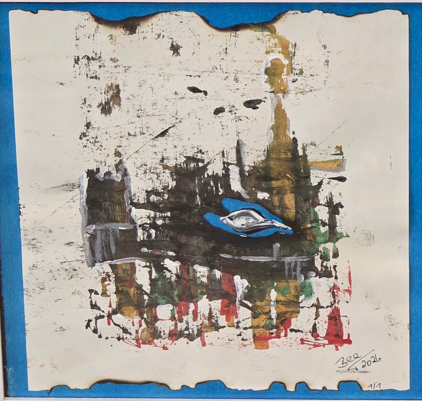 Bea Thul — Correspondances #1 — original postcard artwork