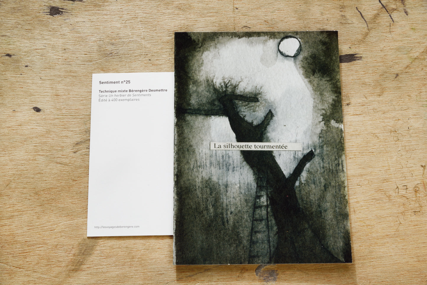 Bérengère DESMETTRE — Correspondances #2 — original postcard artwork