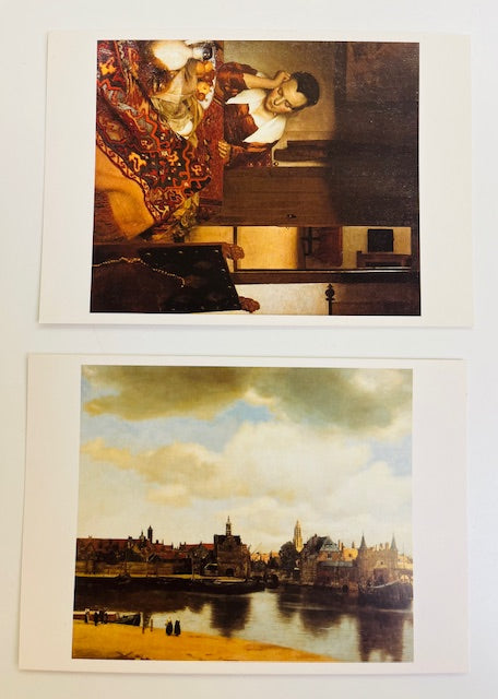 Beth Krumholz — Correspondances #2 — original postcard artwork
