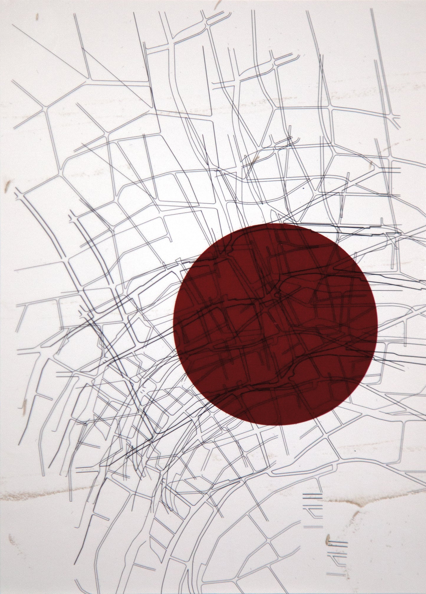 Bettina Schünemann — Correspondances #2 — original postcard artwork