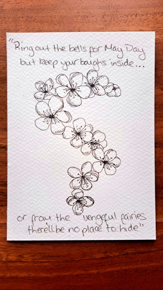 Boo Latham — Correspondances #3 — original postcard artwork
