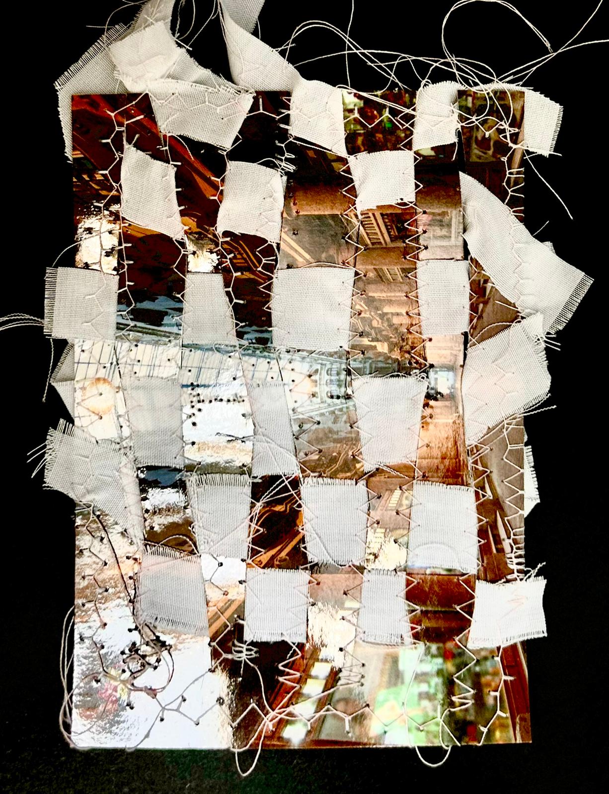 CARMEN ESCUDERO GONZÁLEZ — Correspondances #1 — original postcard artwork