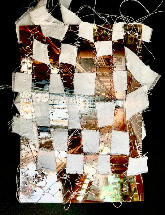 CARMEN ESCUDERO GONZÁLEZ — Correspondances #1 — original postcard artwork