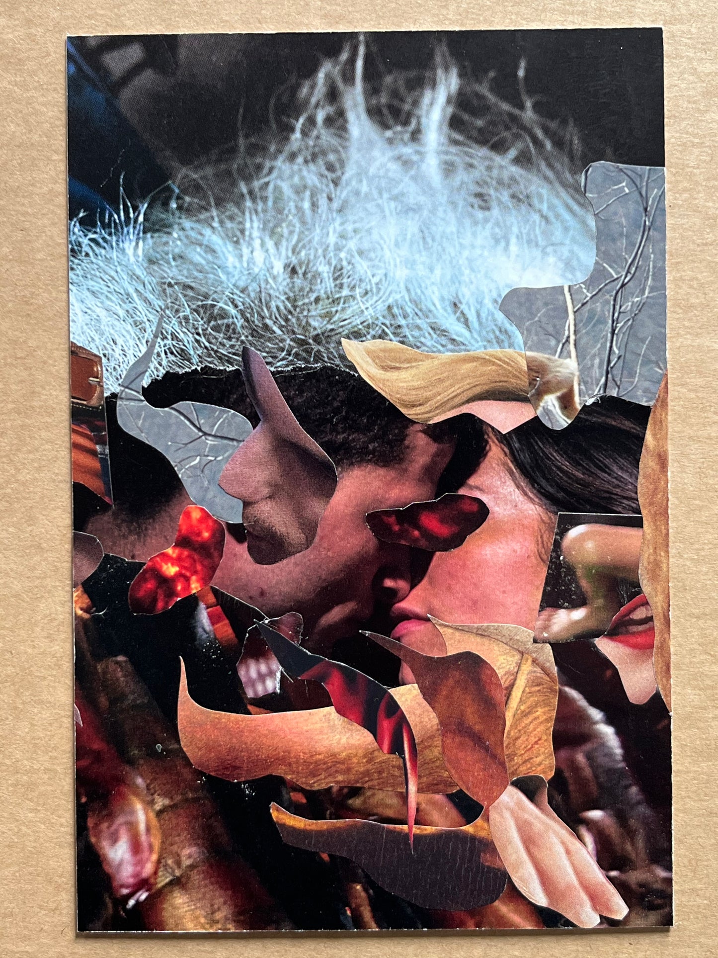 CLIVE KNIGHTS — Correspondances #1 — original postcard artwork