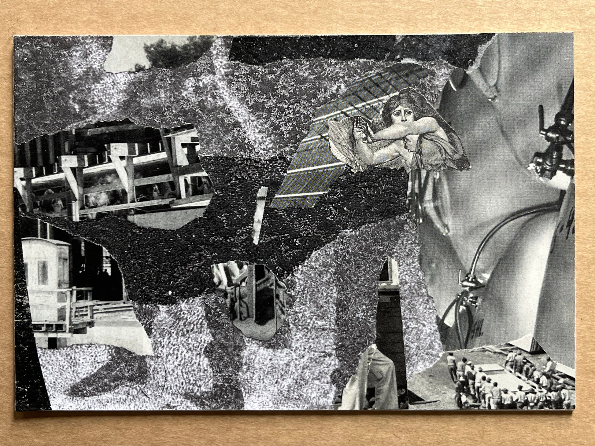 CLIVE KNIGHTS — Correspondances #3 — original postcard artwork
