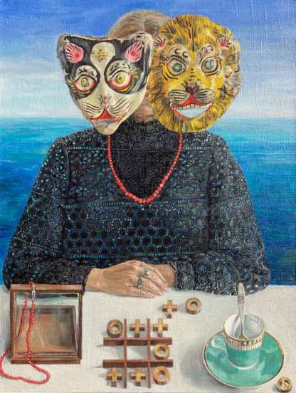 Self Portrait with Masks