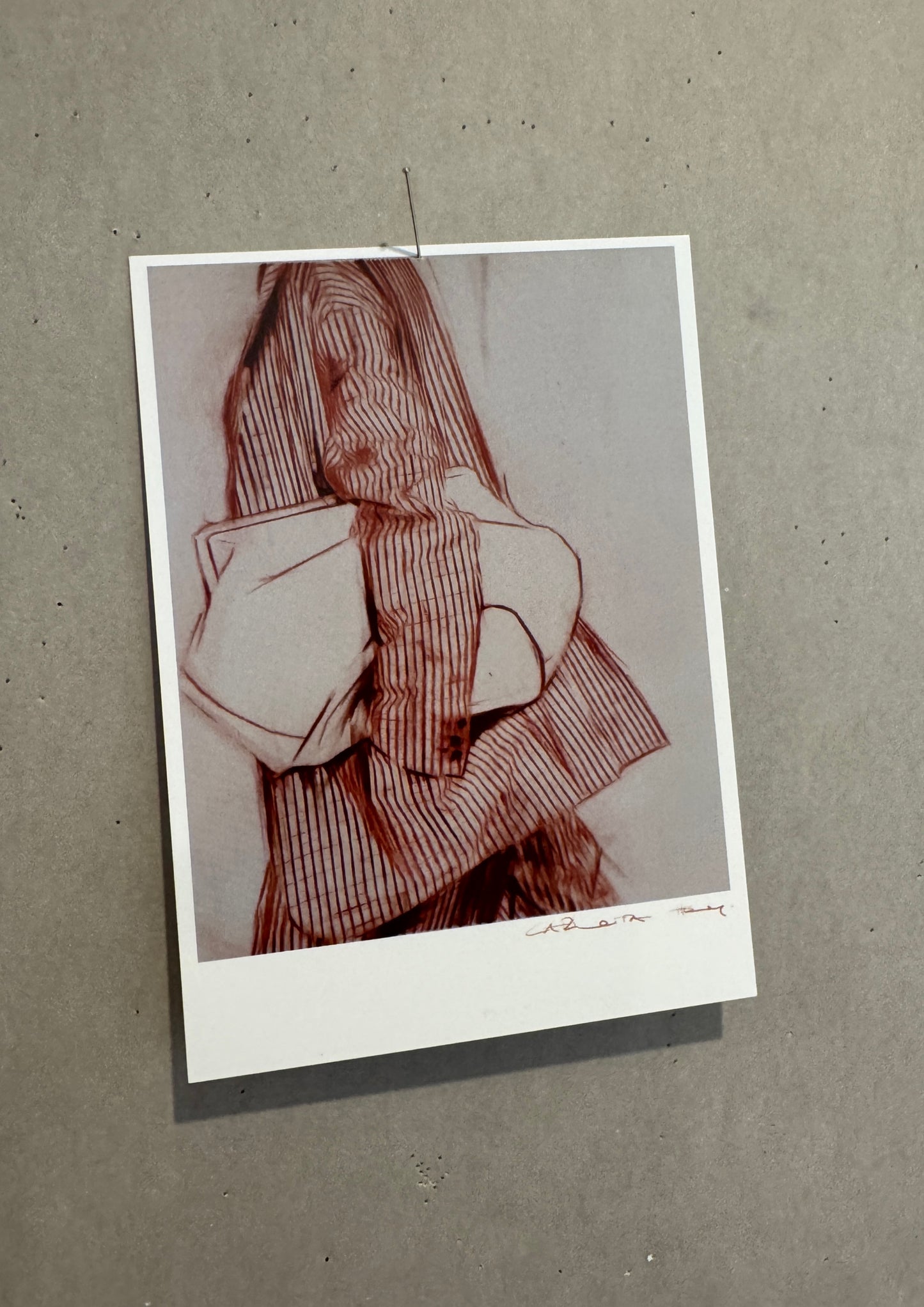 Carlotta Hey — Correspondances #3 — original postcard artwork