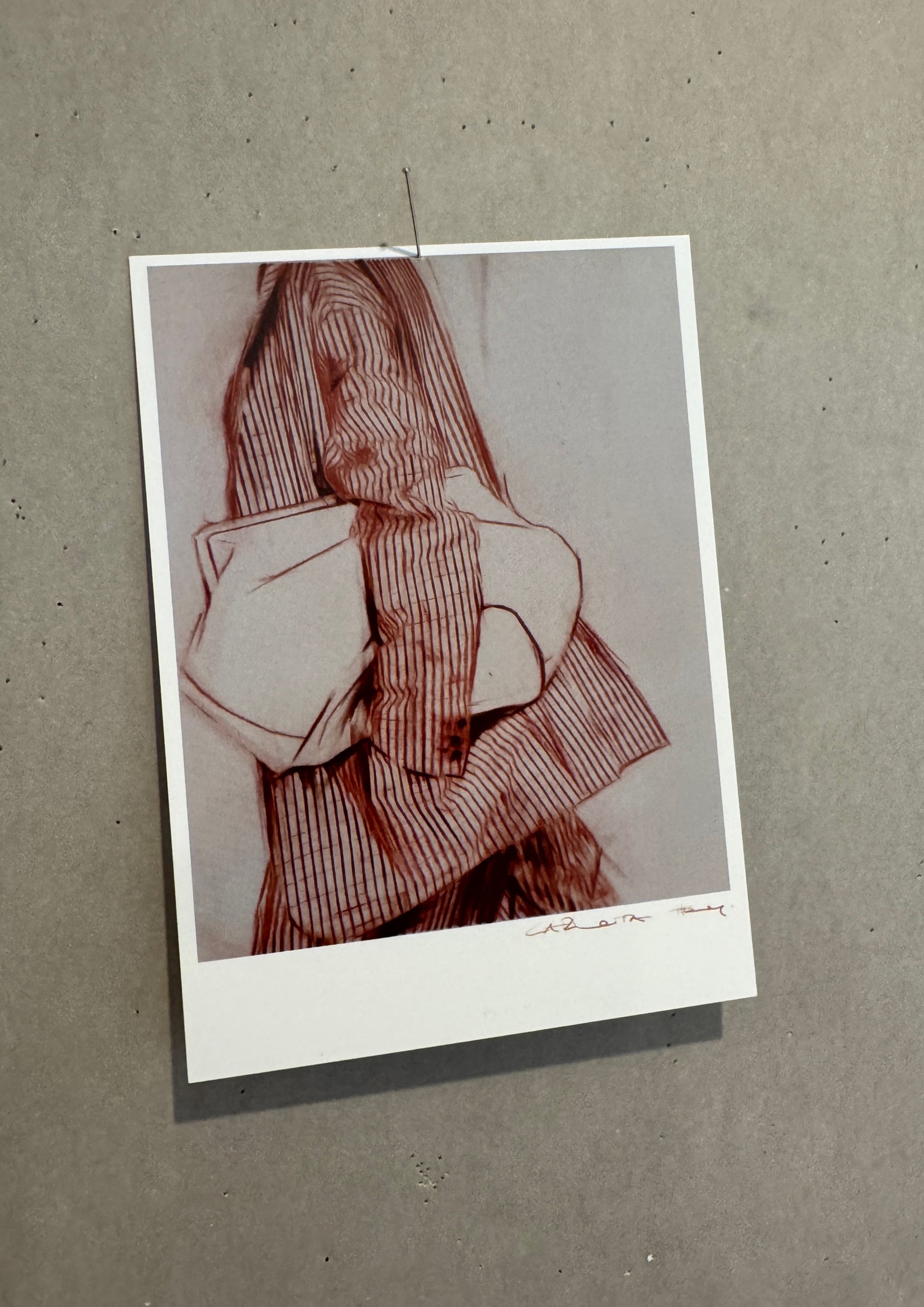 Carlotta Hey — Correspondances #3 — original postcard artwork