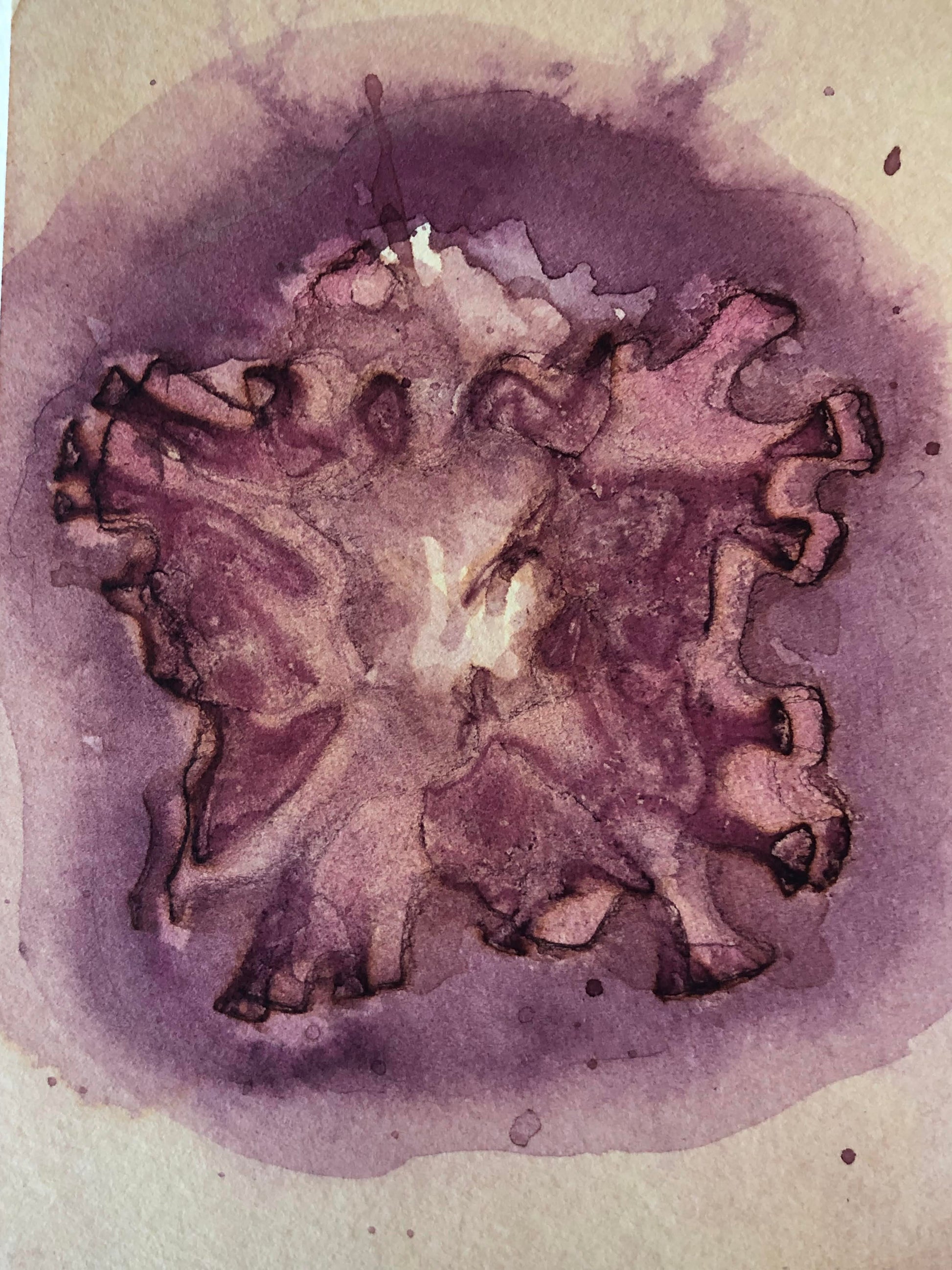 Carole Driver — Correspondances #3 — original postcard artwork