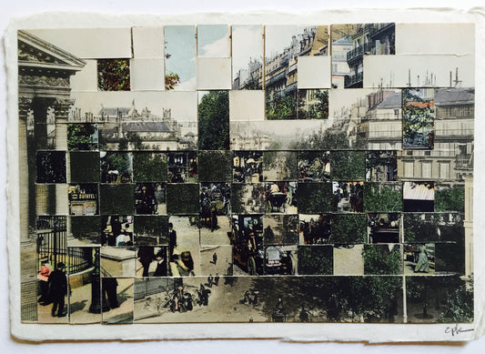 Carole Kunstadt — Correspondances #2 — original postcard artwork