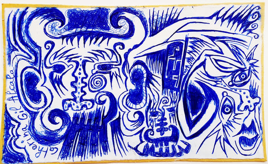 Catherine Gil Alcala — Correspondances #2 — original postcard artwork