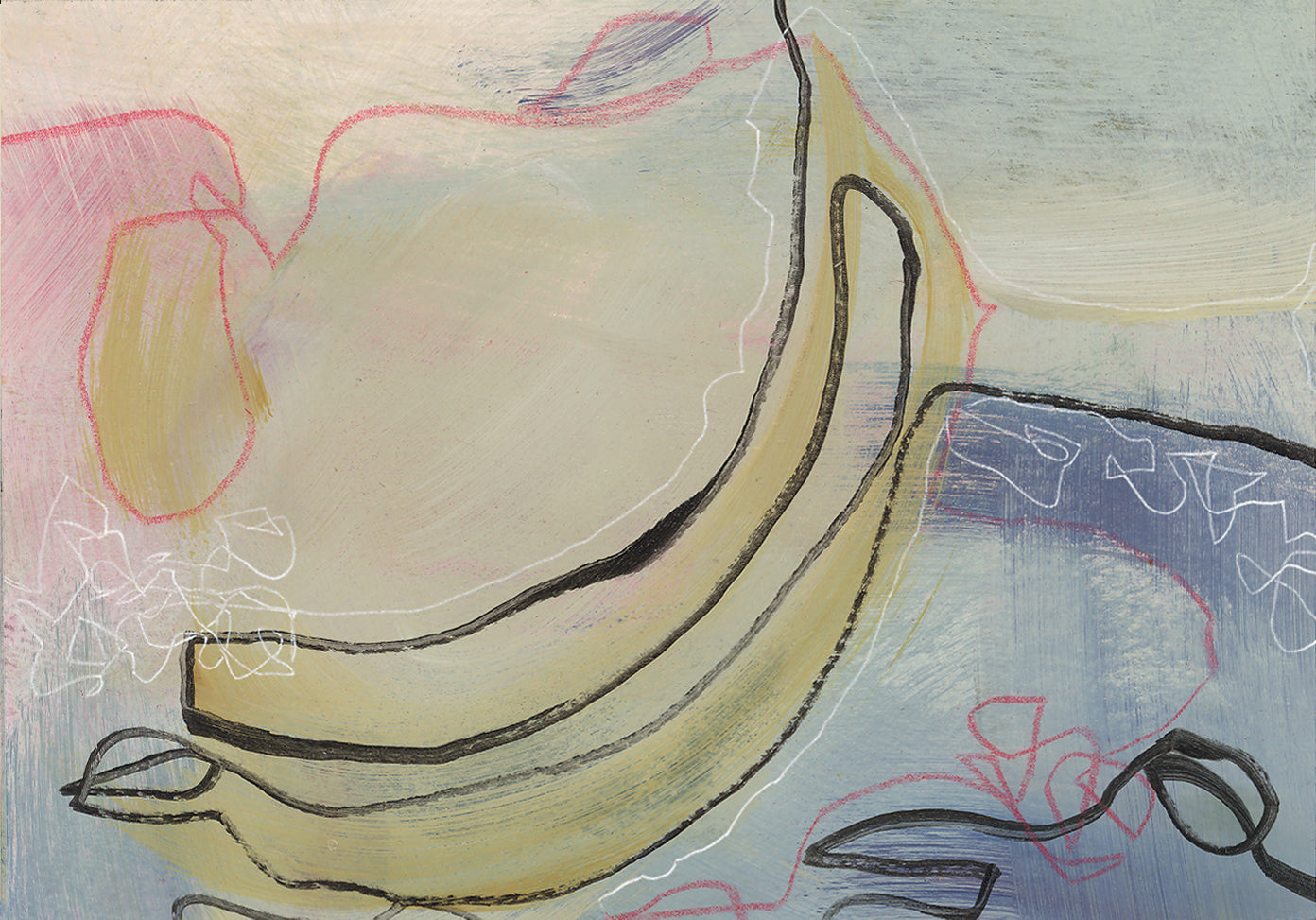 Catherine Gutsche — Correspondances #1 — original postcard artwork