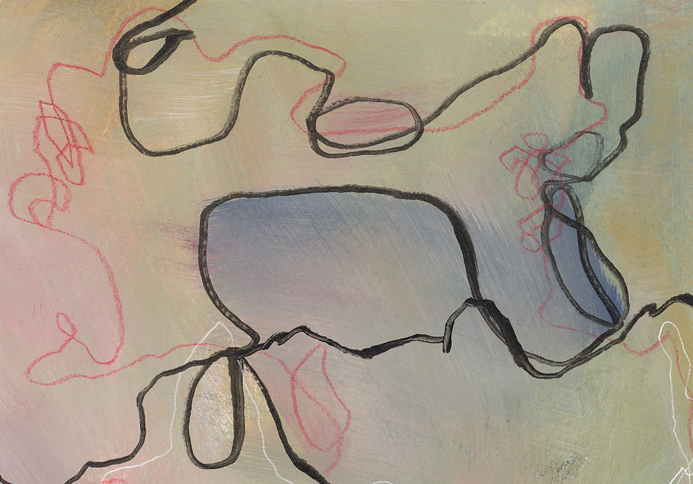 Catherine Gutsche — Correspondances #2 — original postcard artwork