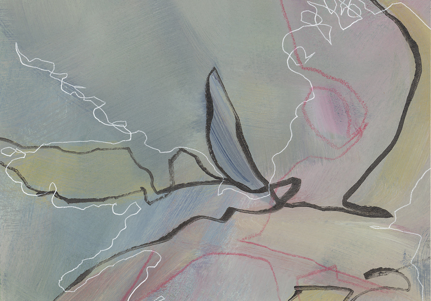 Catherine Gutsche — Correspondances #3 — original postcard artwork