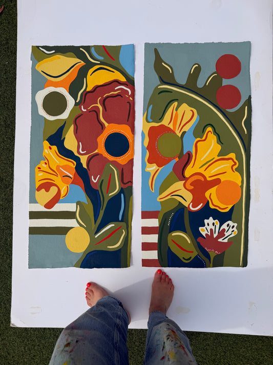 Celia Pickering — Correspondances #1 — original postcard artwork