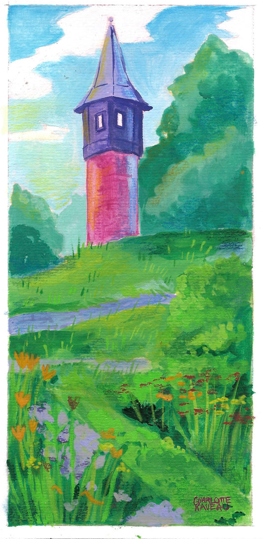 Charlotte Raveau — Correspondances #2 — original postcard artwork