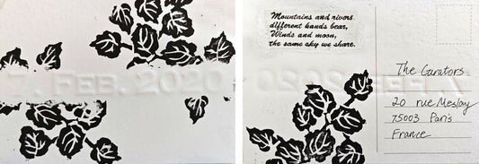 Cheryl Chen — Correspondances #2 — original postcard artwork