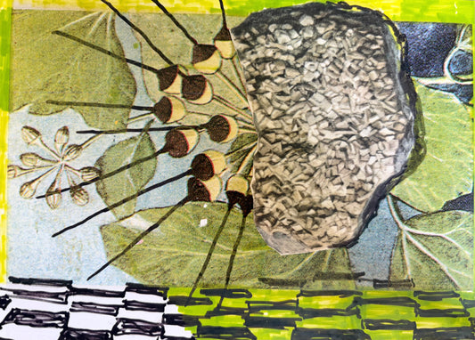 Chris Costan — Correspondances #2 — original postcard artwork