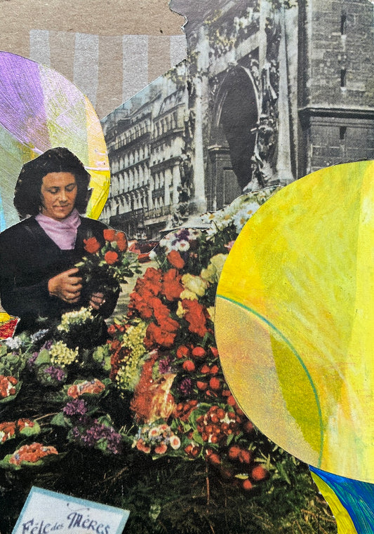 Chris LaValley — Correspondances #1 — original postcard artwork