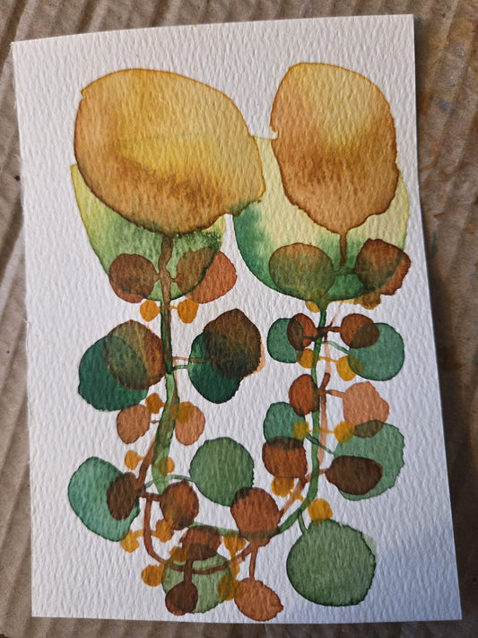 Christelle Benaglia — Correspondances #1 — original postcard artwork
