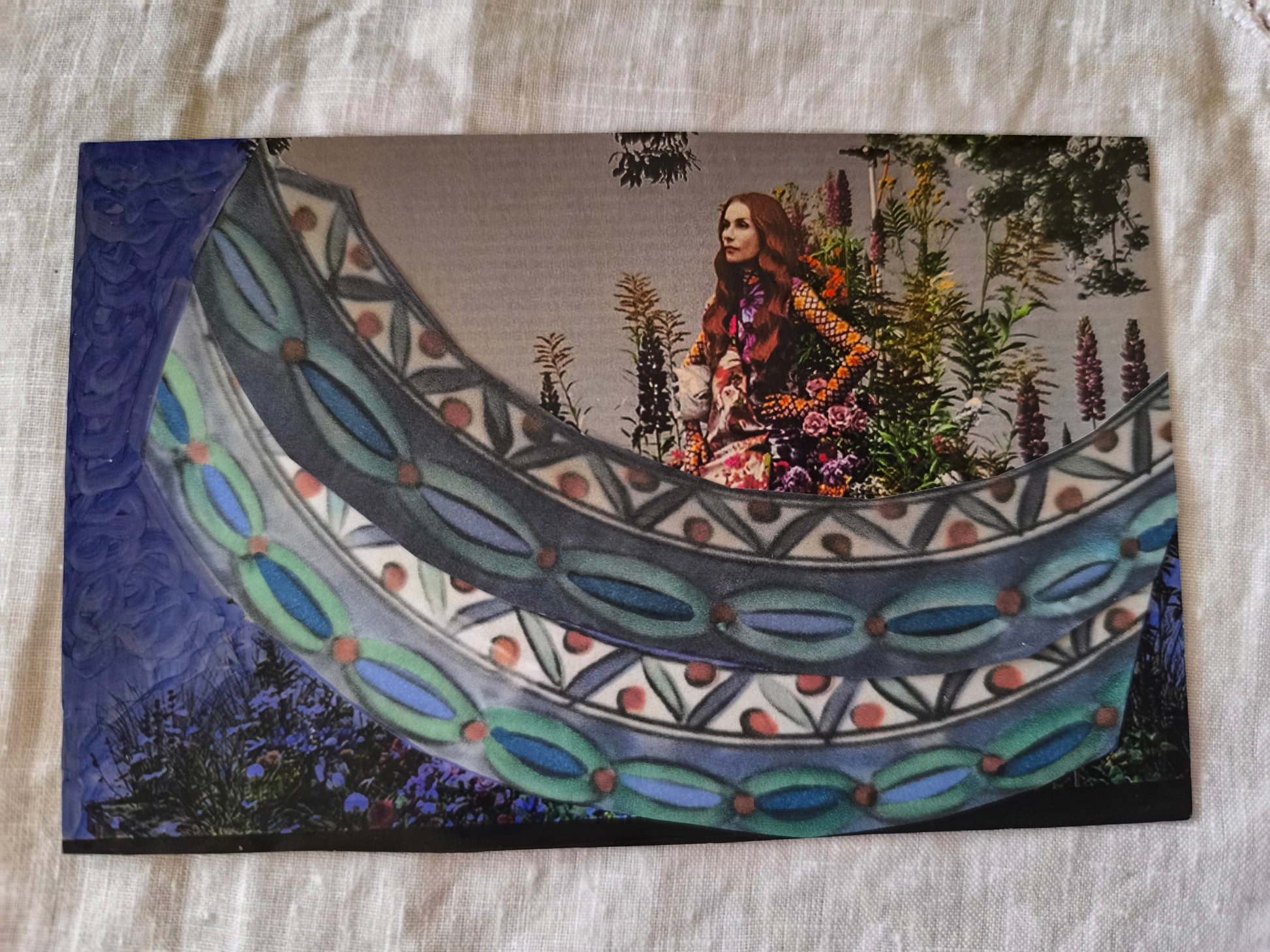 Christina Savvaki — Correspondances #2 — original postcard artwork