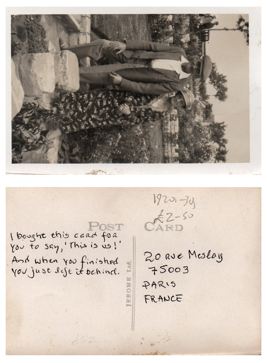 Ciarán O'Keeffe — Correspondances #1 — original postcard artwork