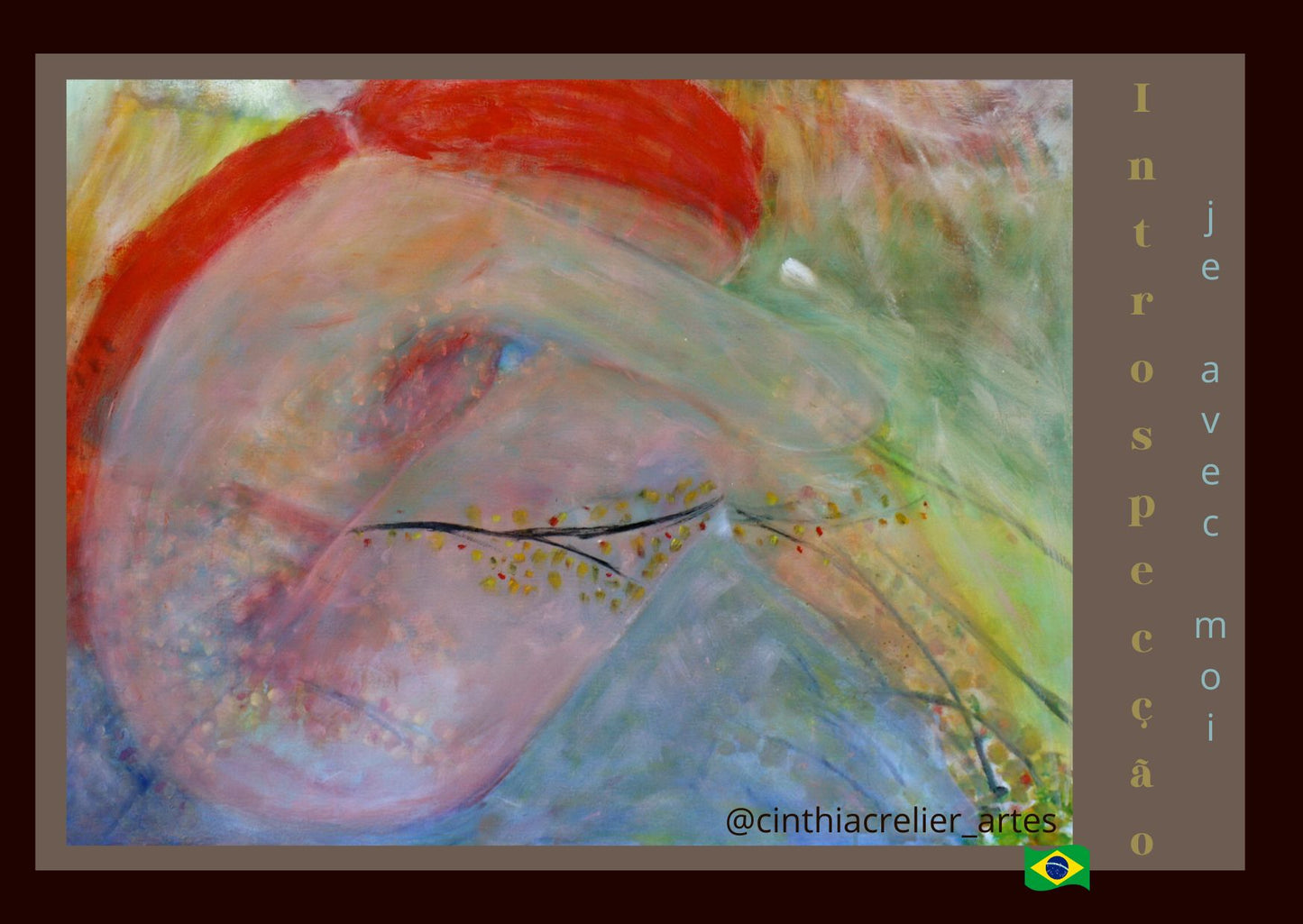 Cinthia Crelier — Correspondances #1 — original postcard artwork