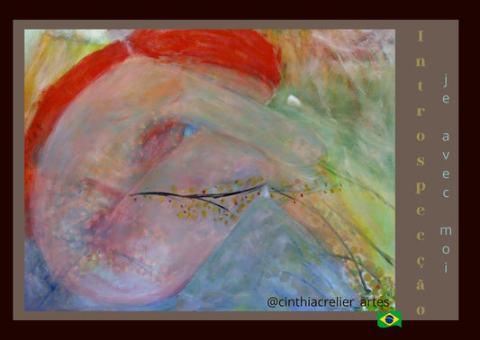 Cinthia Crelier — Correspondances #1 — original postcard artwork