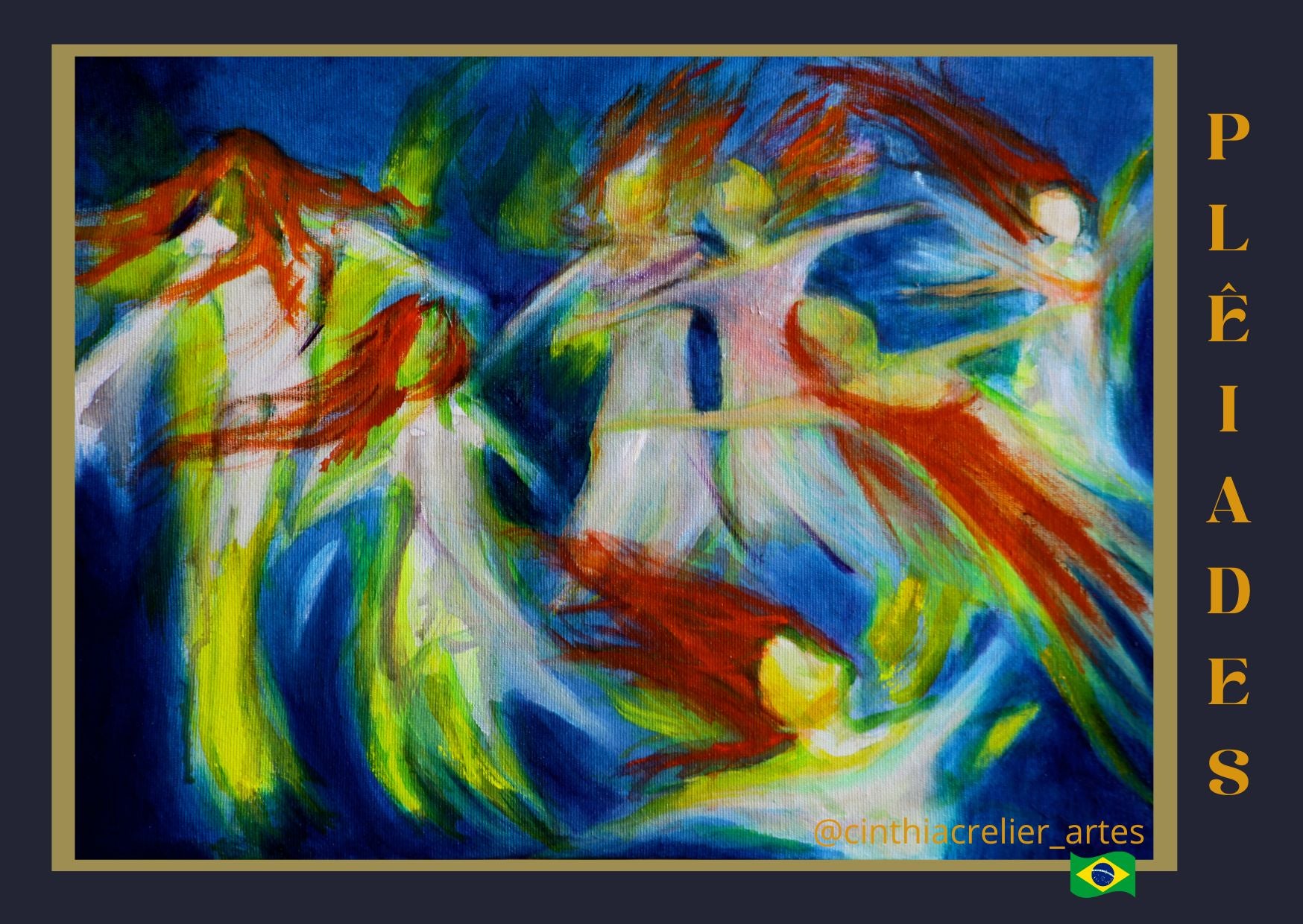 Cinthia Crelier — Correspondances #3 — original postcard artwork
