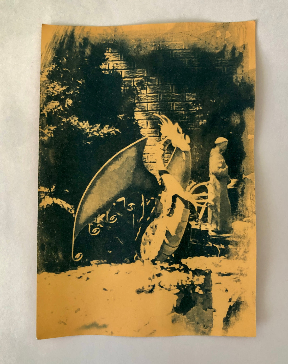 Claire Bain — Correspondances #2 — original postcard artwork