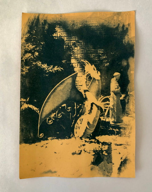 Claire Bain — Correspondances #2 — original postcard artwork