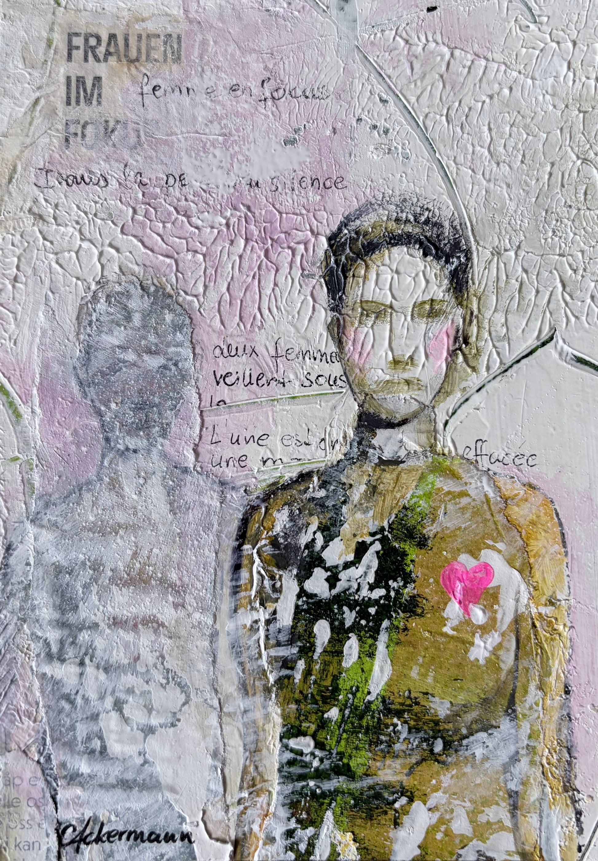 Claudia Ackermann — Correspondances #2 — original postcard artwork