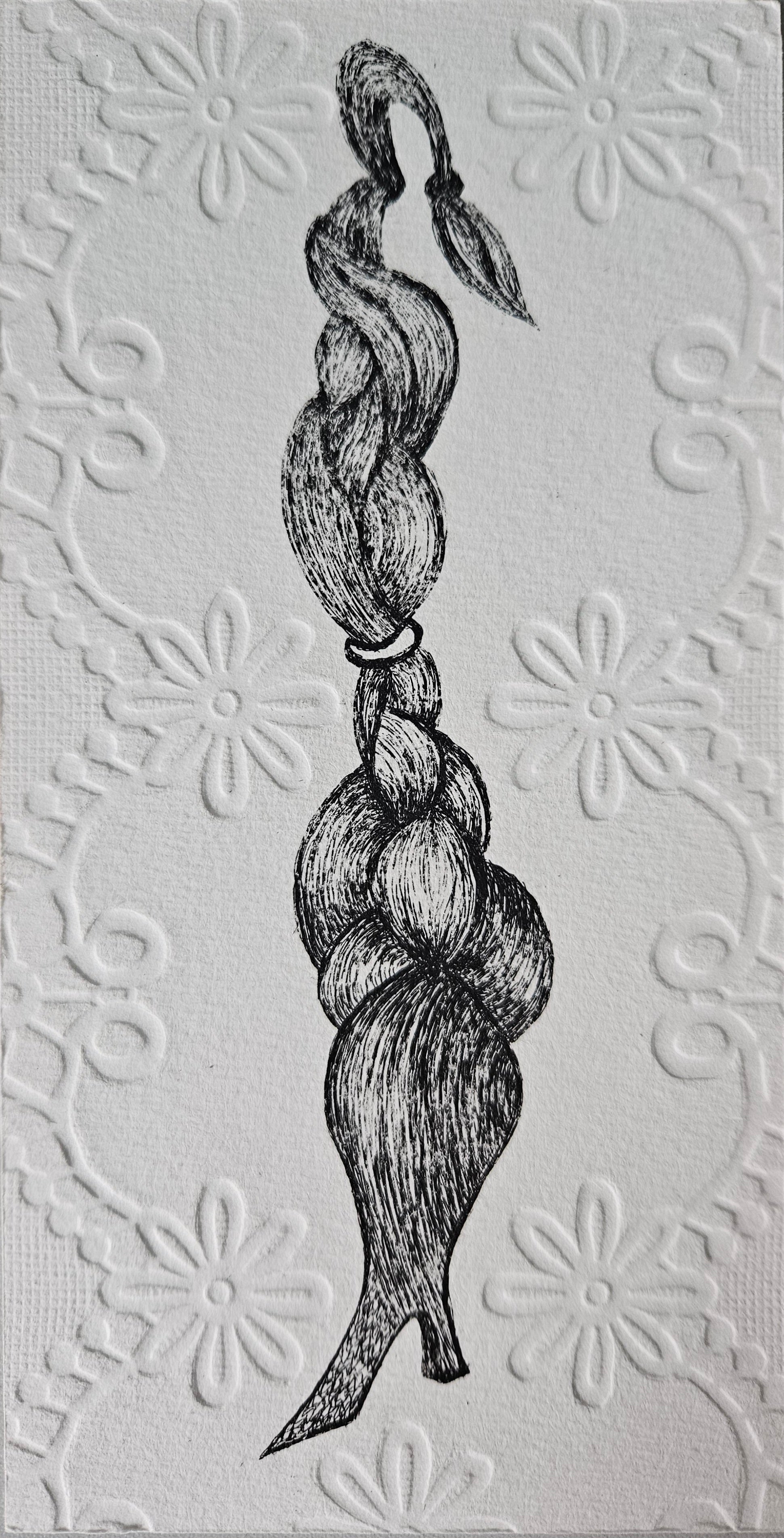 Claudia Bartholomäus — Correspondances #1 — original postcard artwork