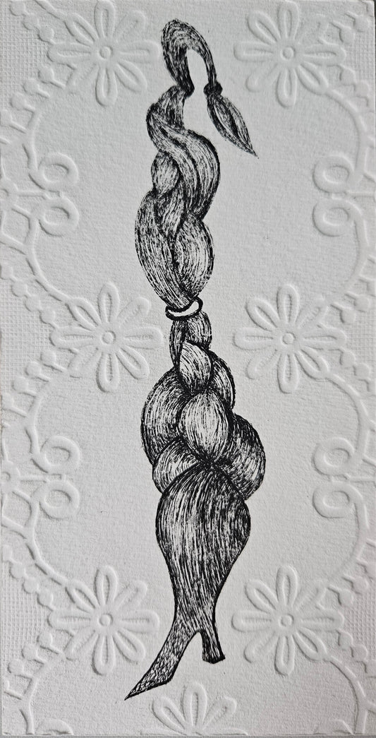 Claudia Bartholomäus — Correspondances #1 — original postcard artwork