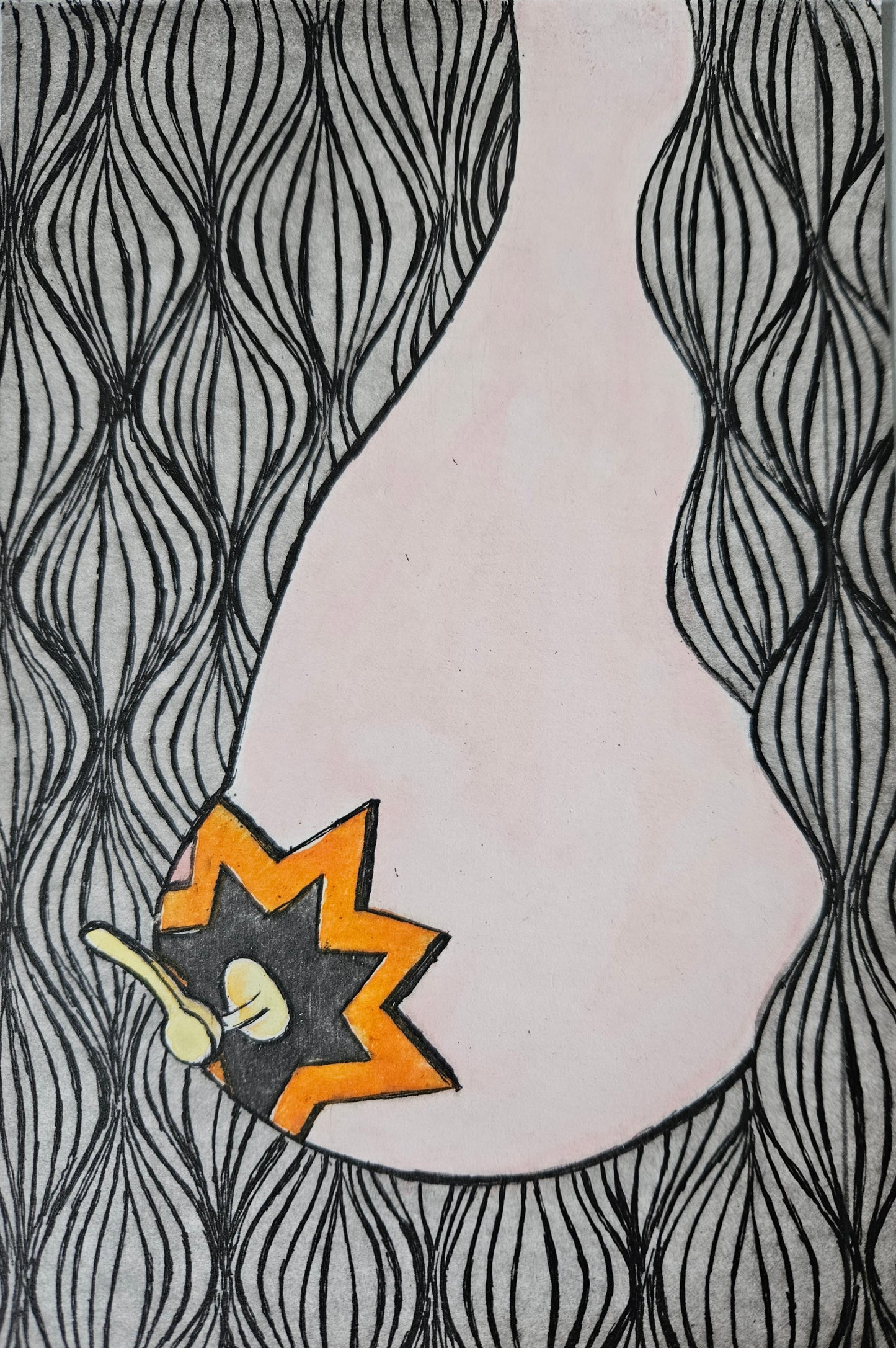 Claudia Bartholomäus — Correspondances #2 — original postcard artwork