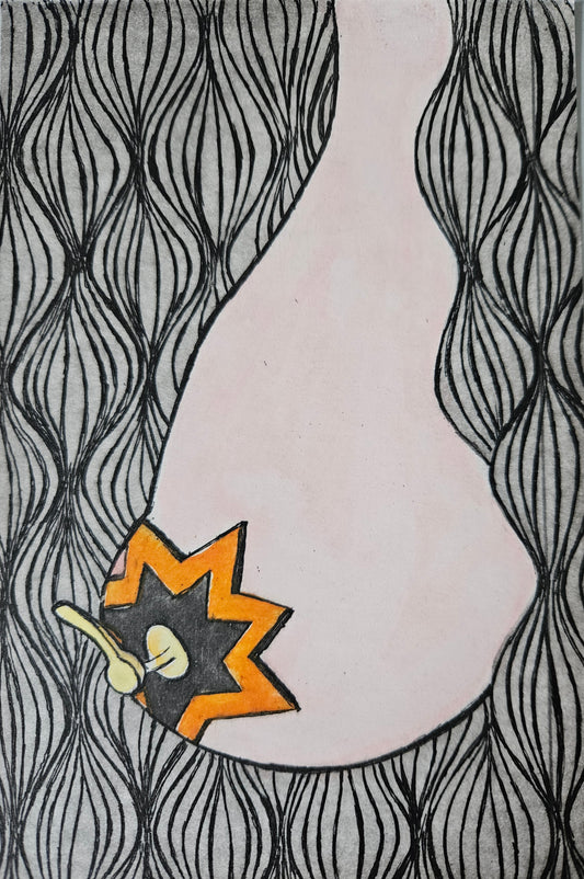 Claudia Bartholomäus — Correspondances #2 — original postcard artwork