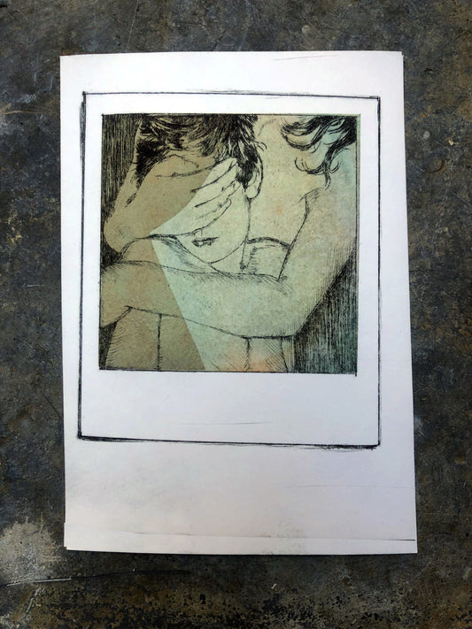 Claudia Jenatsch — Correspondances #1 — original postcard artwork