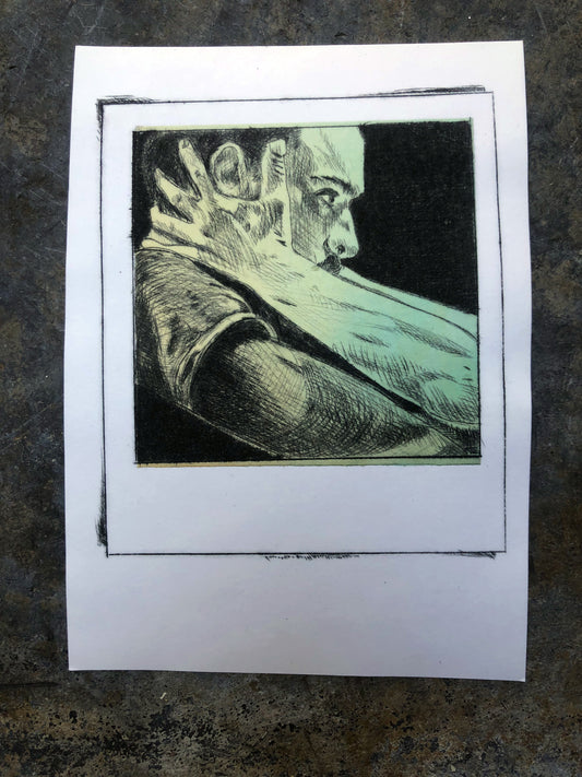 Claudia Jenatsch — Correspondances #3 — original postcard artwork